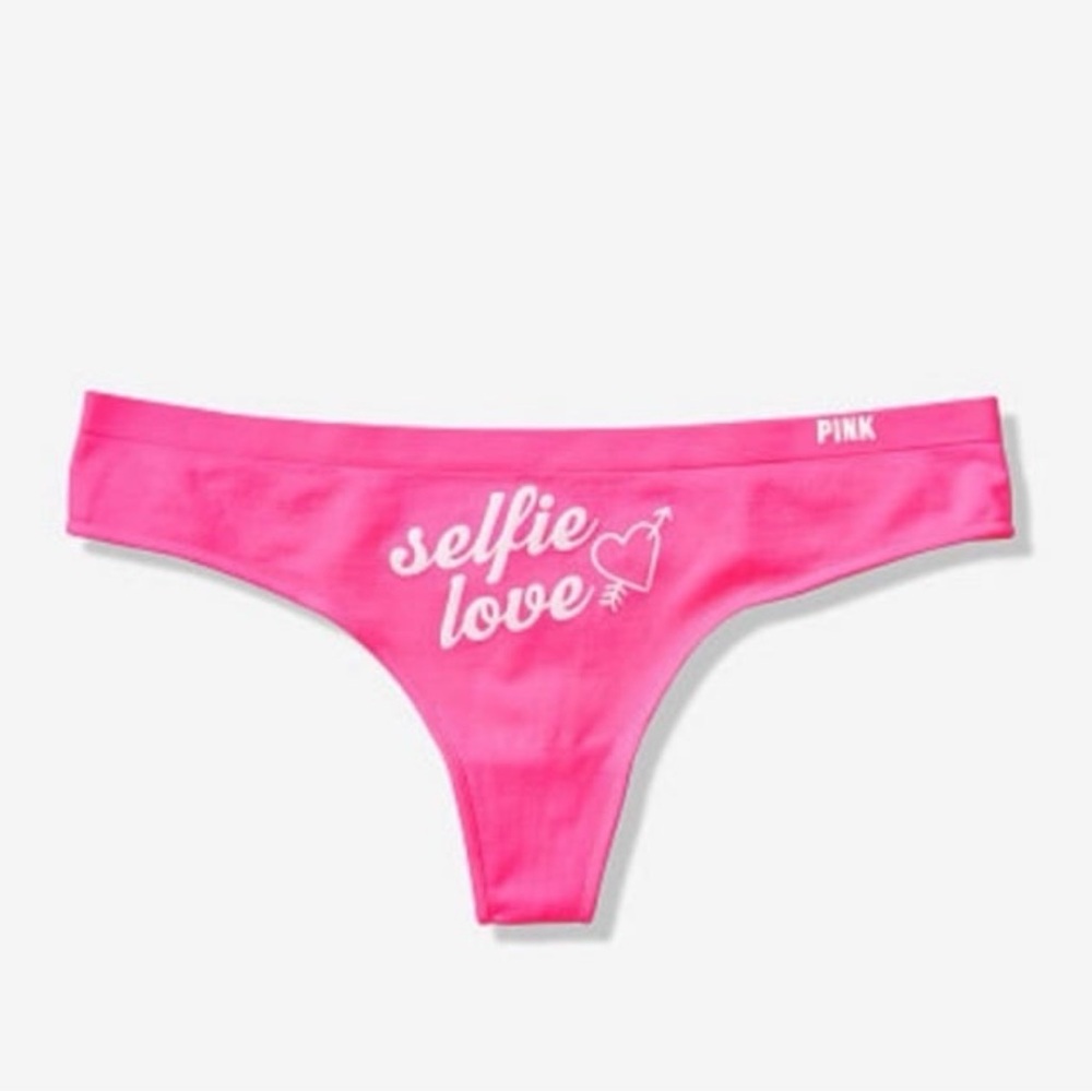 VS PINK Selfie Love Thong